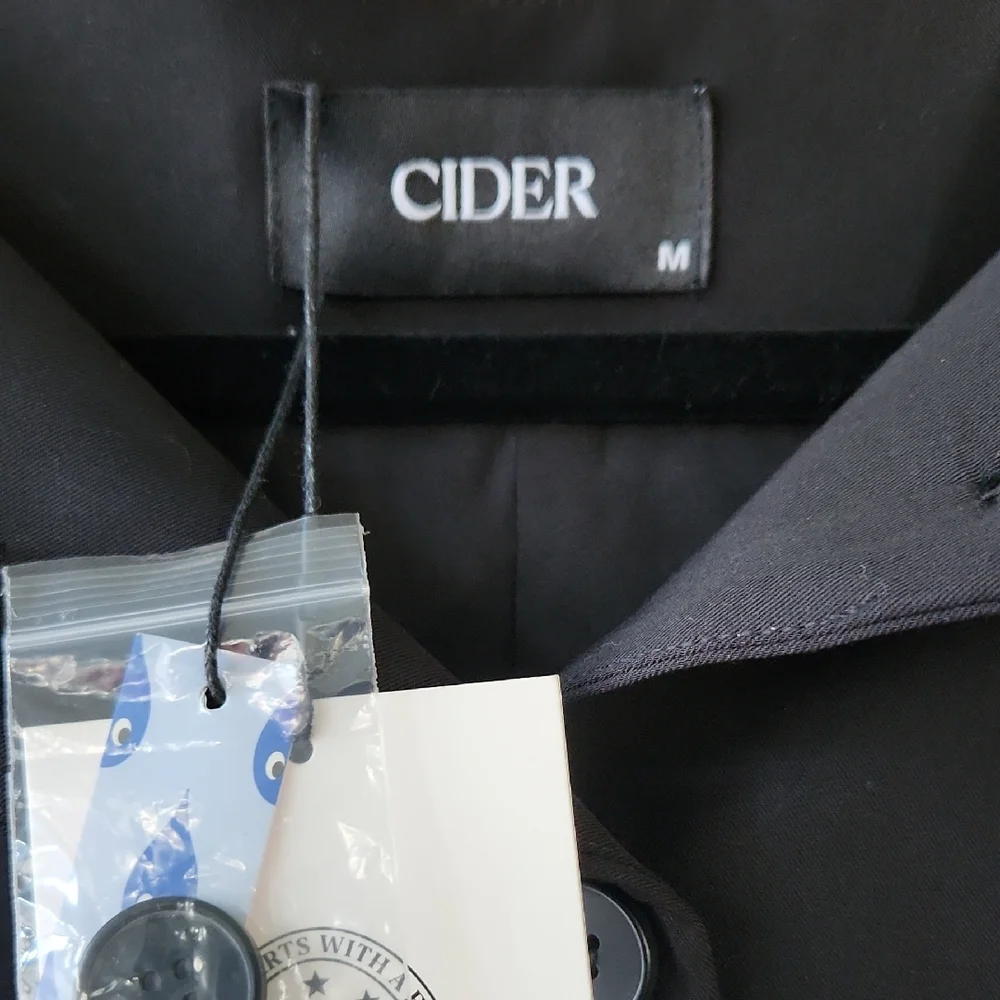 Cider | Black Button Down Vest - Picture 3 of 7
